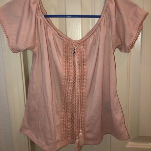 Off the shoulder shirt